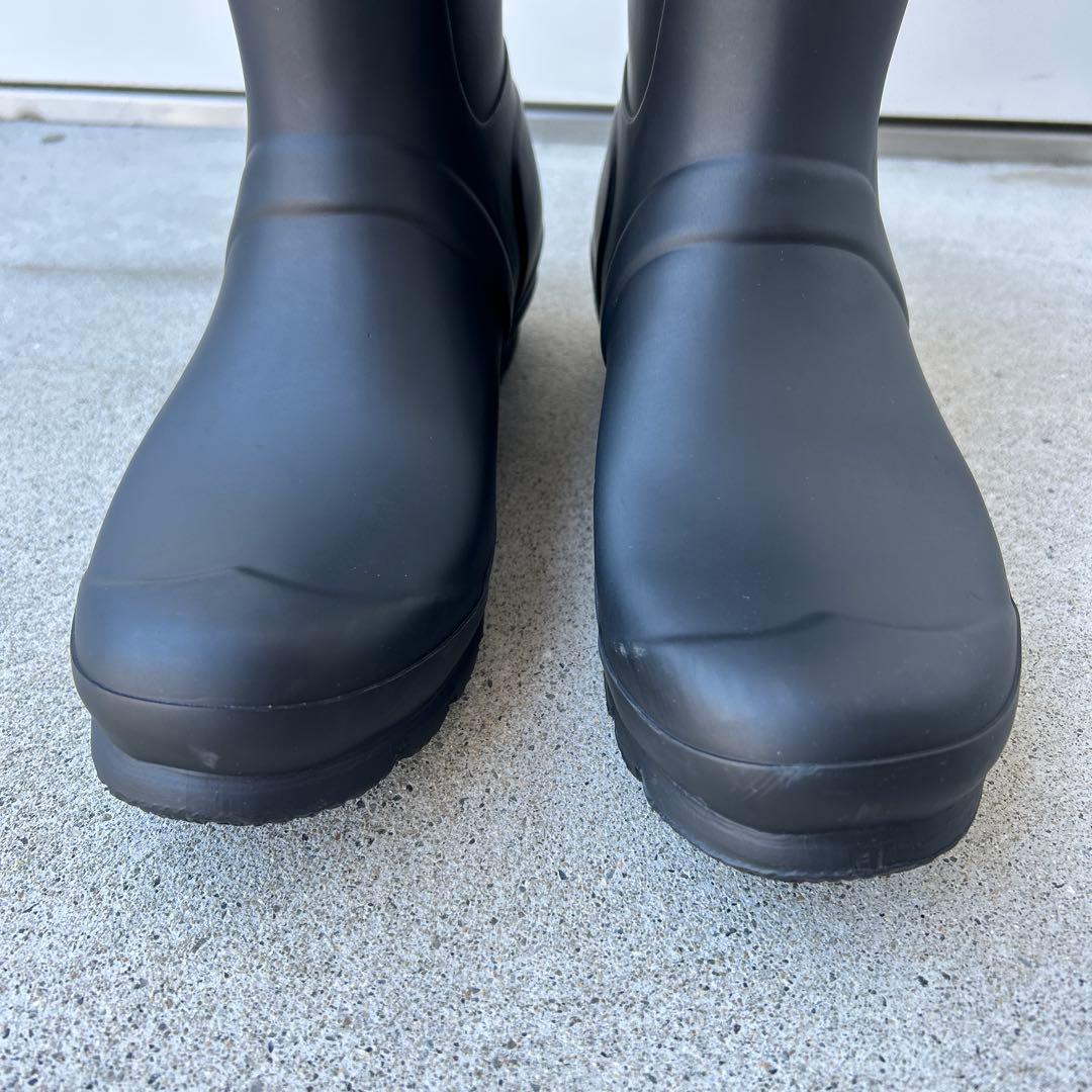 HUNTER(ハンター) レインブーツ ミドル25.0㎝、ブラック、黒