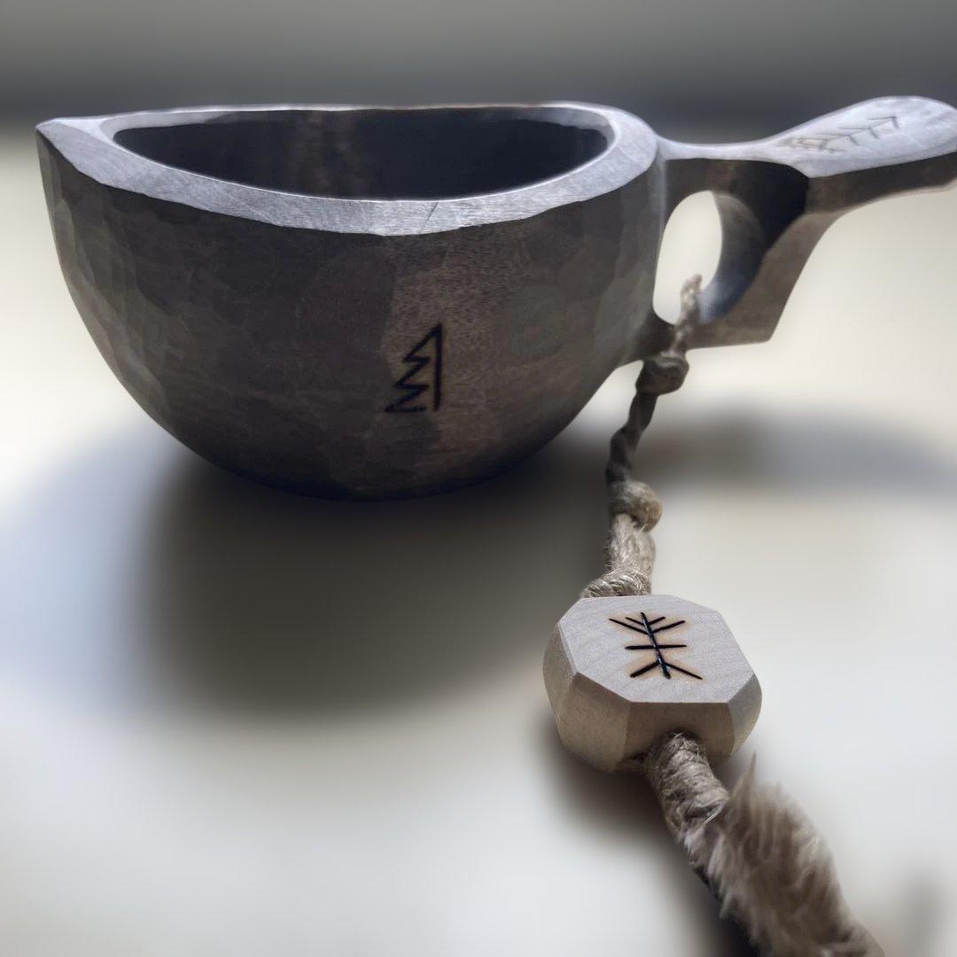 【新品】 ソウルオブシベリア　バードテール　No.2003 ククサ シルバー