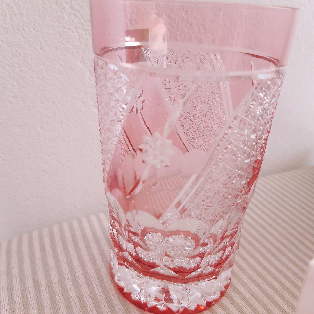【新品】KAGAMI CRYSTAL 篠崎英明氏 作品 ペアタンブラー グラス