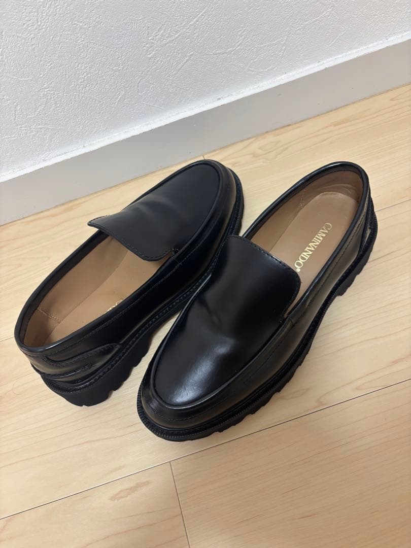 ほぼ未使用　CAMINANDOカミナンド PLAIN LOAFERS ローファー