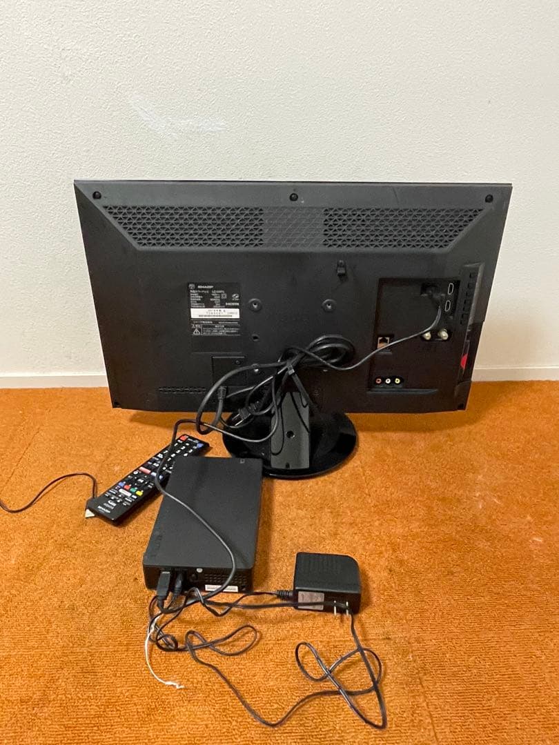 シャープ 24V型 液晶テレビ 1TB HDD付き　外付HDD対応(裏番組録画)