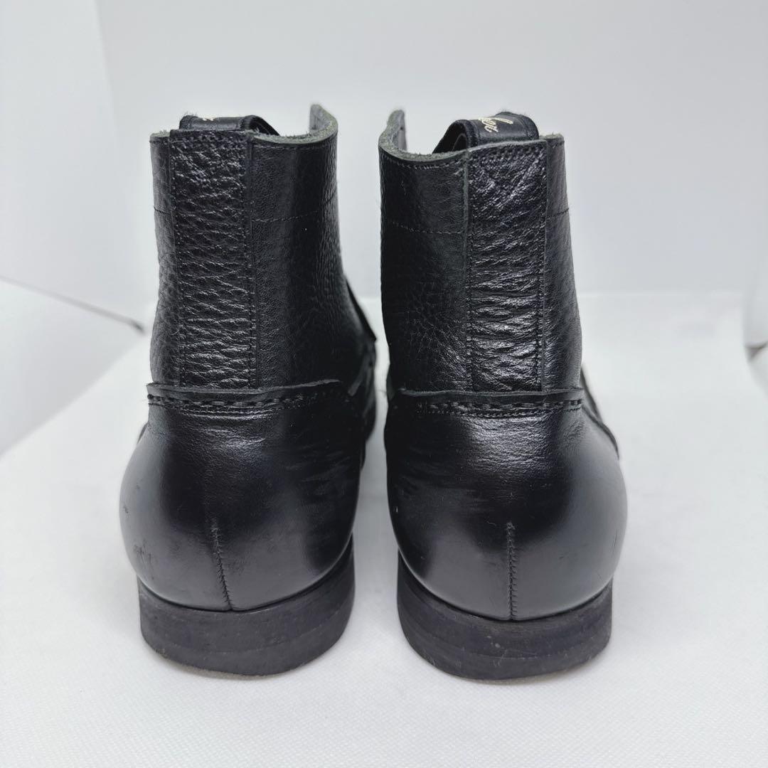 foot the coacher モカシン ワークブーツ 黒 7 26cm