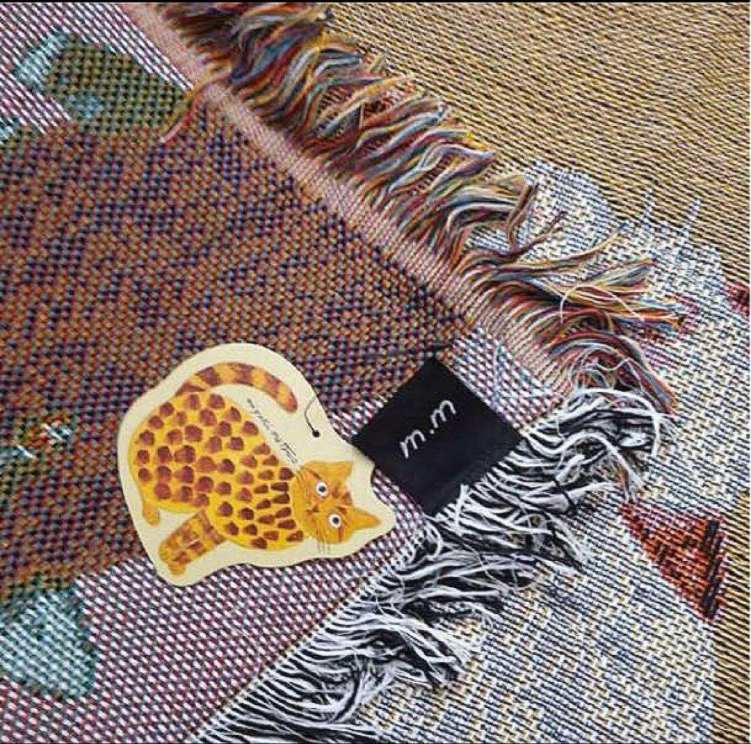 松尾ミユキ　スローケット　ラグ　153×130cm　chad　猫　ねこ　ネコ