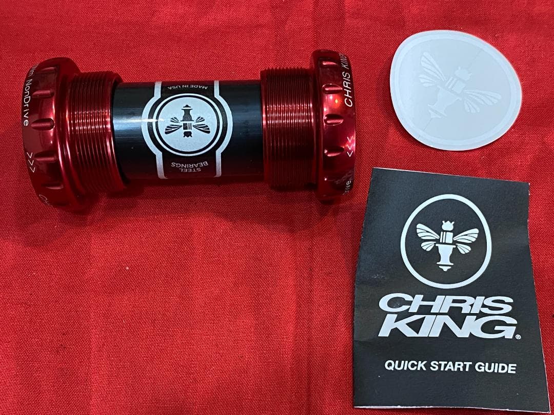 クリスキング　未使用　 24mm シマノクランク　JIS　68mm