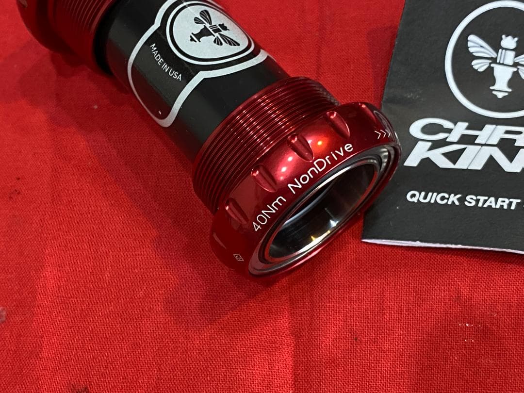 クリスキング　未使用　 24mm シマノクランク　JIS　68mm