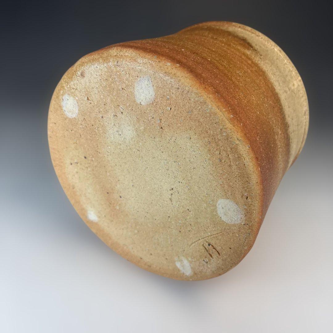 【茶道具】加藤孝三造　利休信楽写水指（共箱）塗蓋付★送料込★