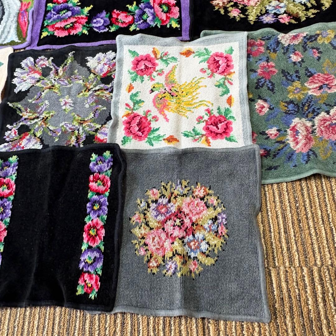 FEILER フェイラー　ハンカチタオル１０枚　シェニール織　花柄など