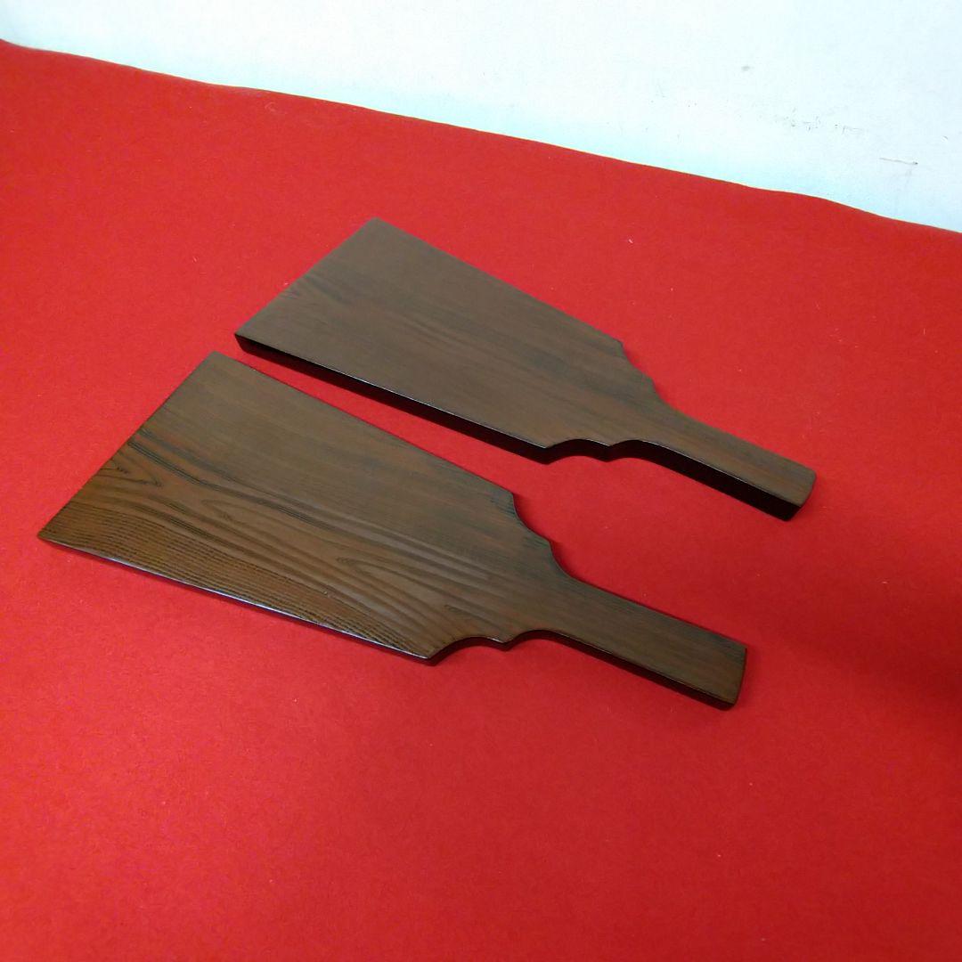 Ａ958 輪島塗 高級漆塗 懐石膳 羽子板形 羽子板膳 会席膳 木箱入 十膳