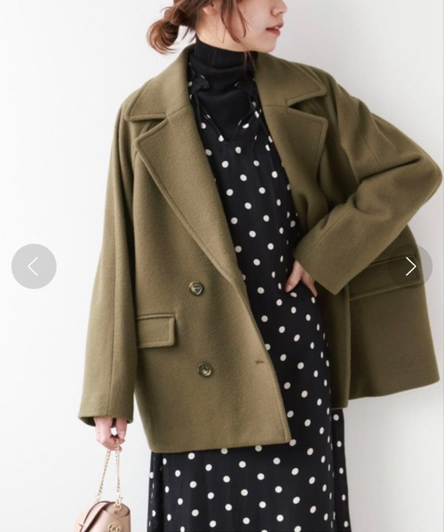 JOURNAL STANDARD relume 尾州ウールショートPコート 38