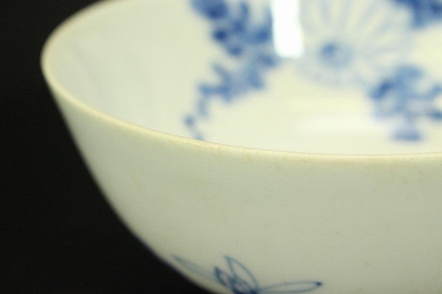 煎茶 菓子器 染付碗 道八作 他 二件(ZE466)