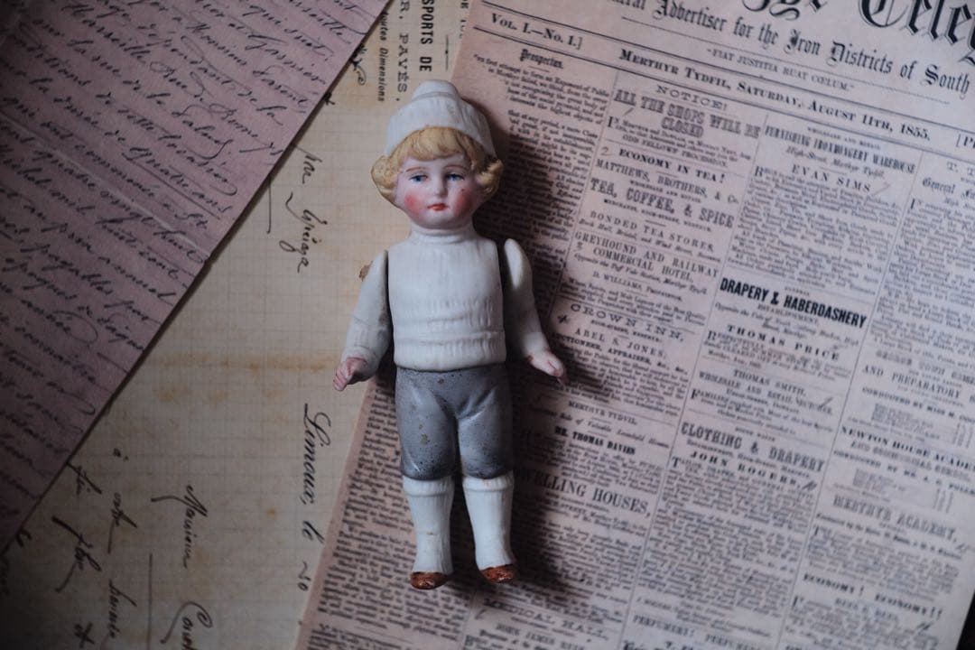 アンティーク ビスクドール オールビスク ミニョネット