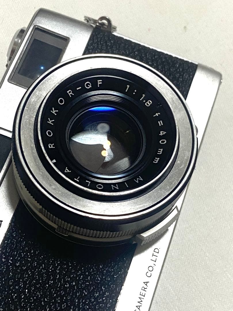 動作品MINOLTAミノルチナS f1.8 40mm ミノルタ　フィルムカメラ