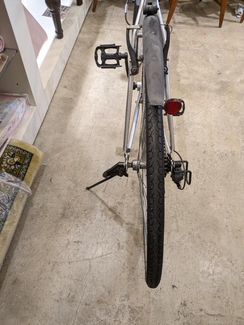 【店頭引取】 CREST クロスバイク 700C シルバー クレスト アルミ製