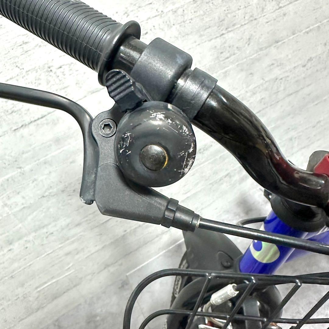 d-bike MASTER+ 16インチ 青 ブルー ジュニアバイク カゴ付き