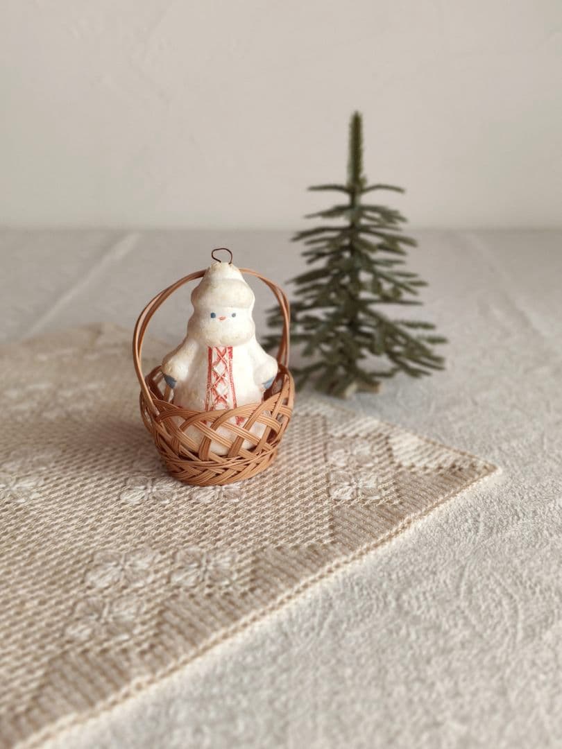 【mkuさま】 small basket ❀ 飴色のステキな バスケット