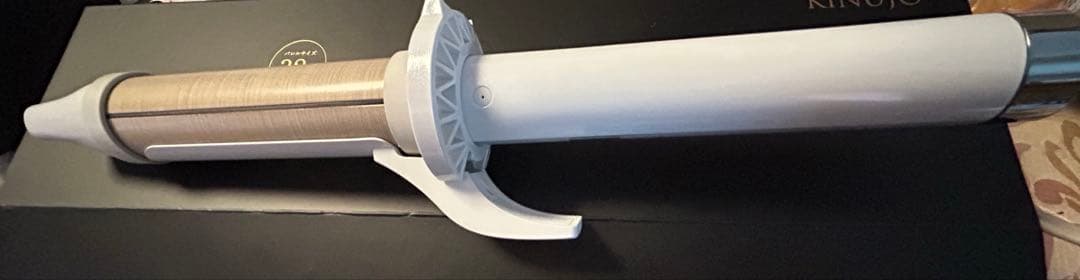 ❁KINUJO 32ミリ カールアイロン ホワイト 専用ケース付き