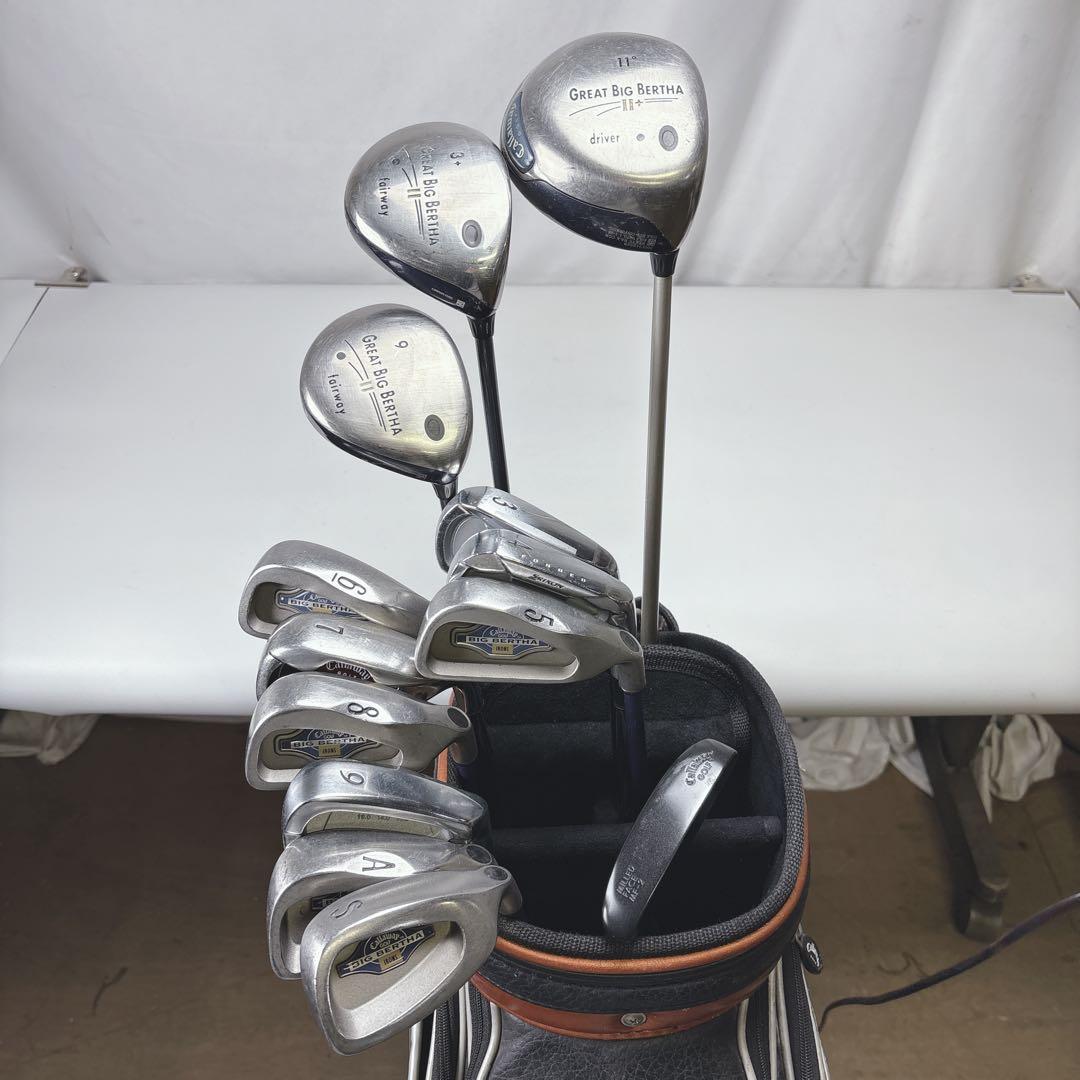 【激安‼️】キャロウェイ ゴルフクラブセット メンズ右利き キャディバッグ付き