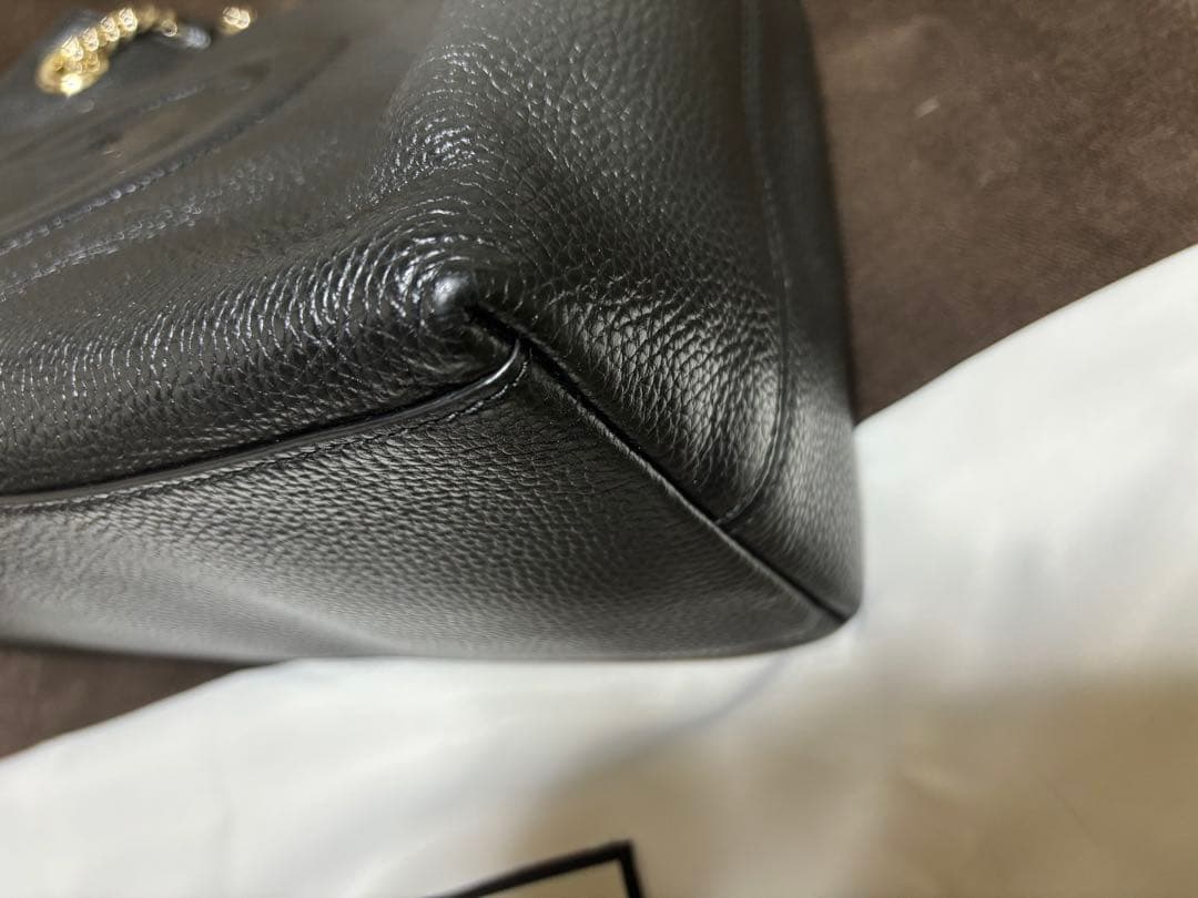 GUCCI SOHO チェーンショルダーバッグ黒