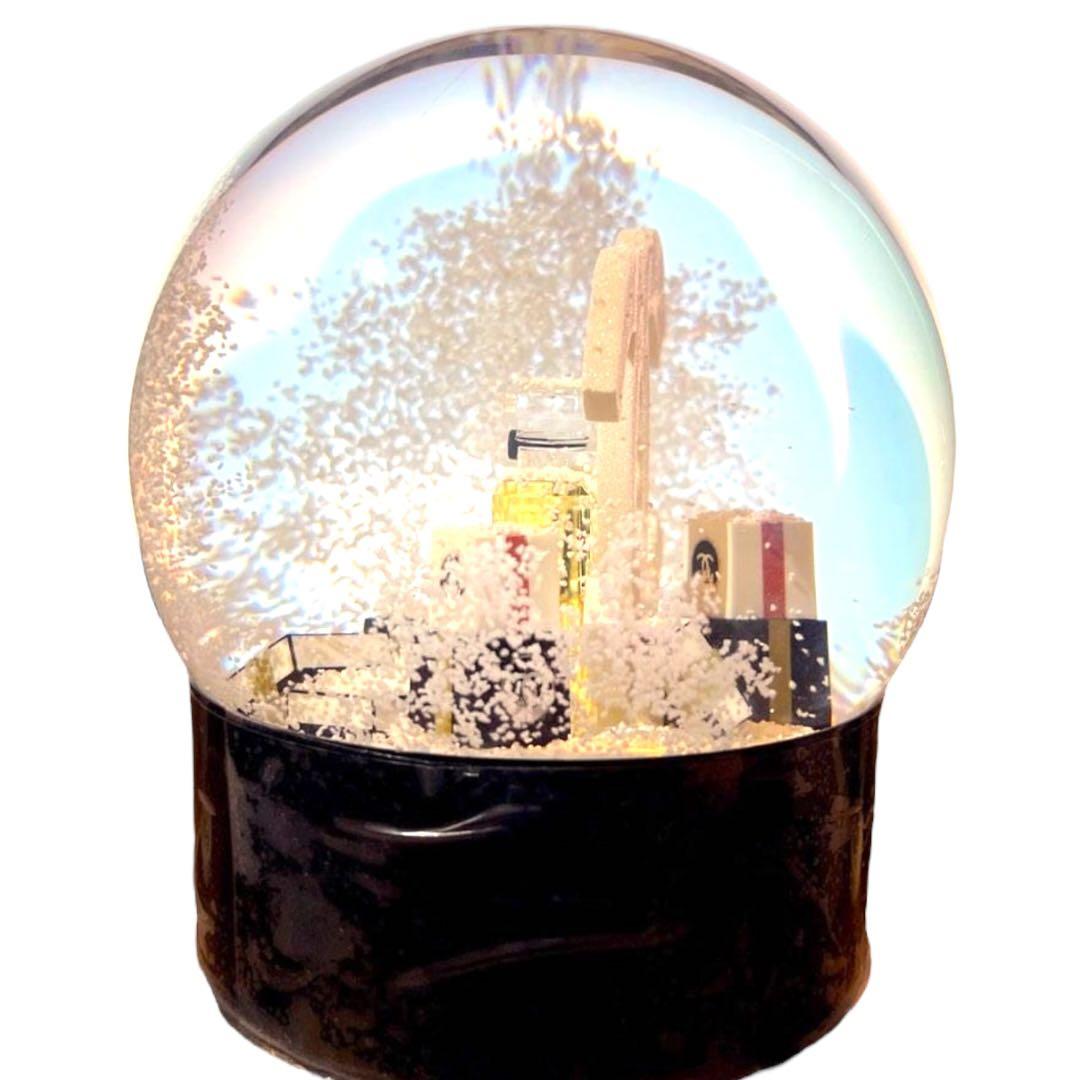 【新品未開封】 CHANEL N°5 黒 スノードーム 特大サイズ 電動式 ②