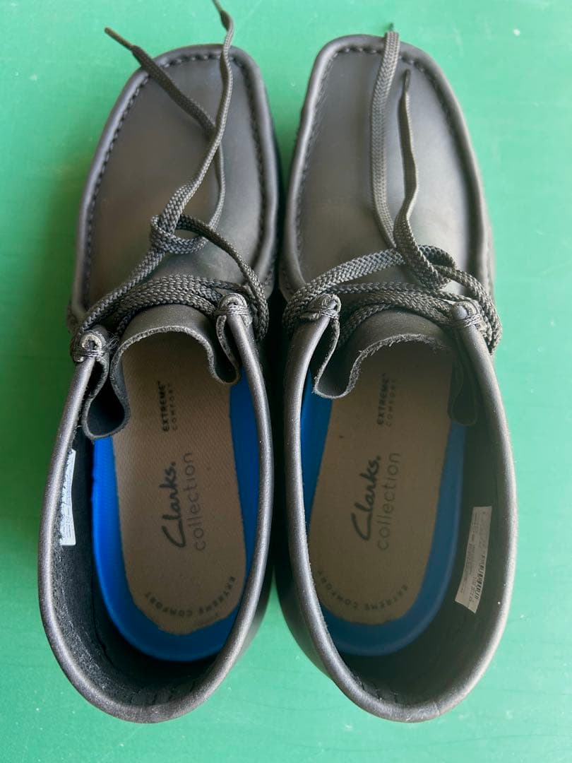 clarks クラークス　ワラビー　メンズ　ブーツ　黒