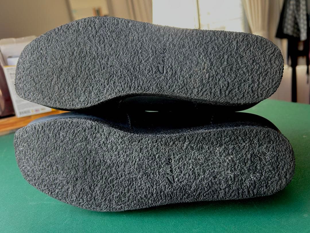 clarks クラークス　ワラビー　メンズ　ブーツ　黒