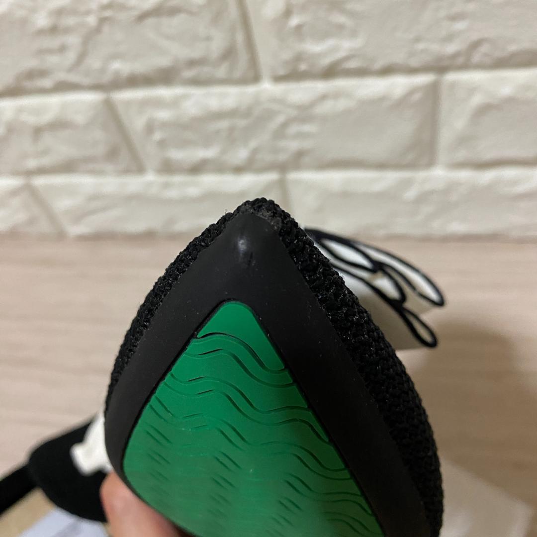 タグ付♪Offen O0u 2ndコラボ ニットシューズ 黒 フリル XL