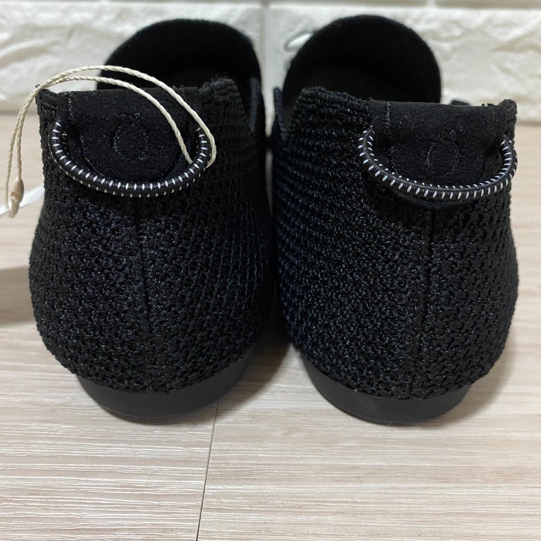 タグ付♪Offen O0u 2ndコラボ ニットシューズ 黒 フリル XL