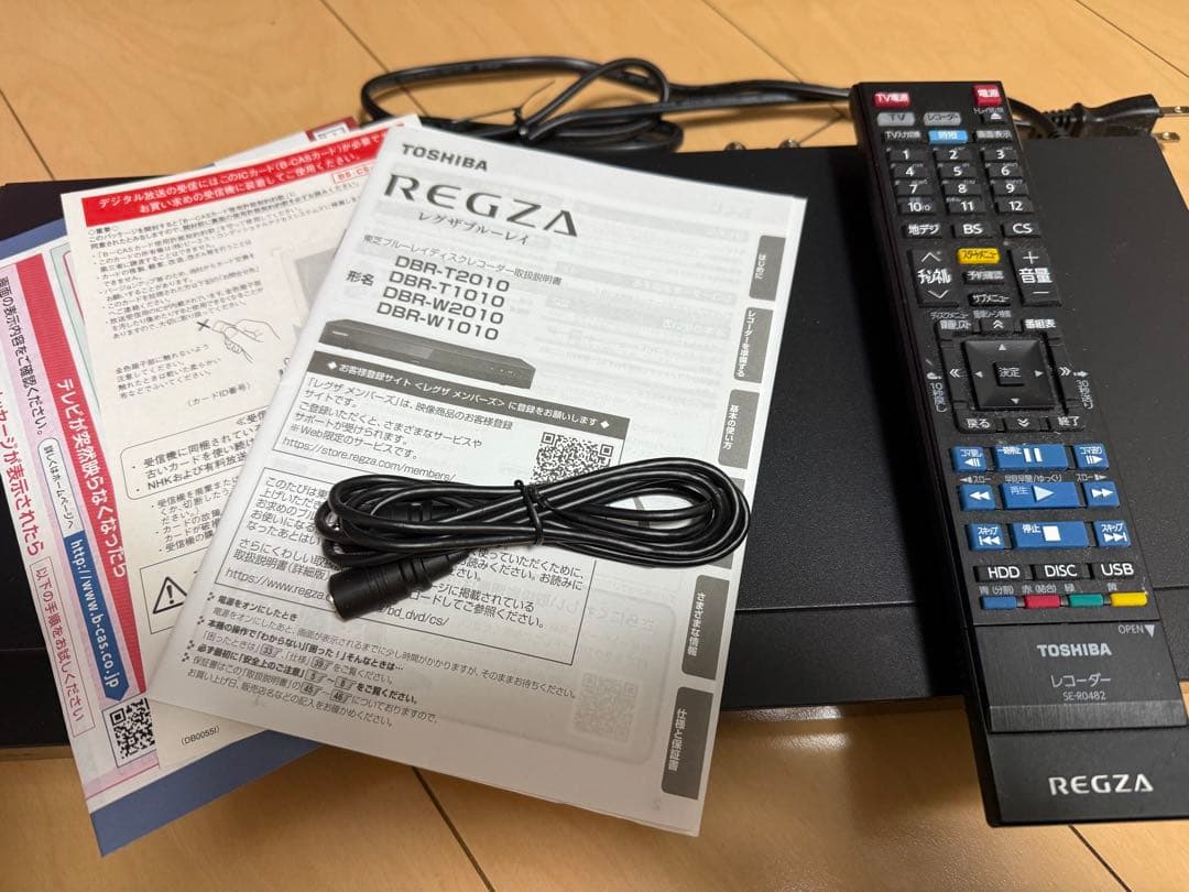 東芝 REGZA DBR-T1010ブルーレイレコーダー 2021年製