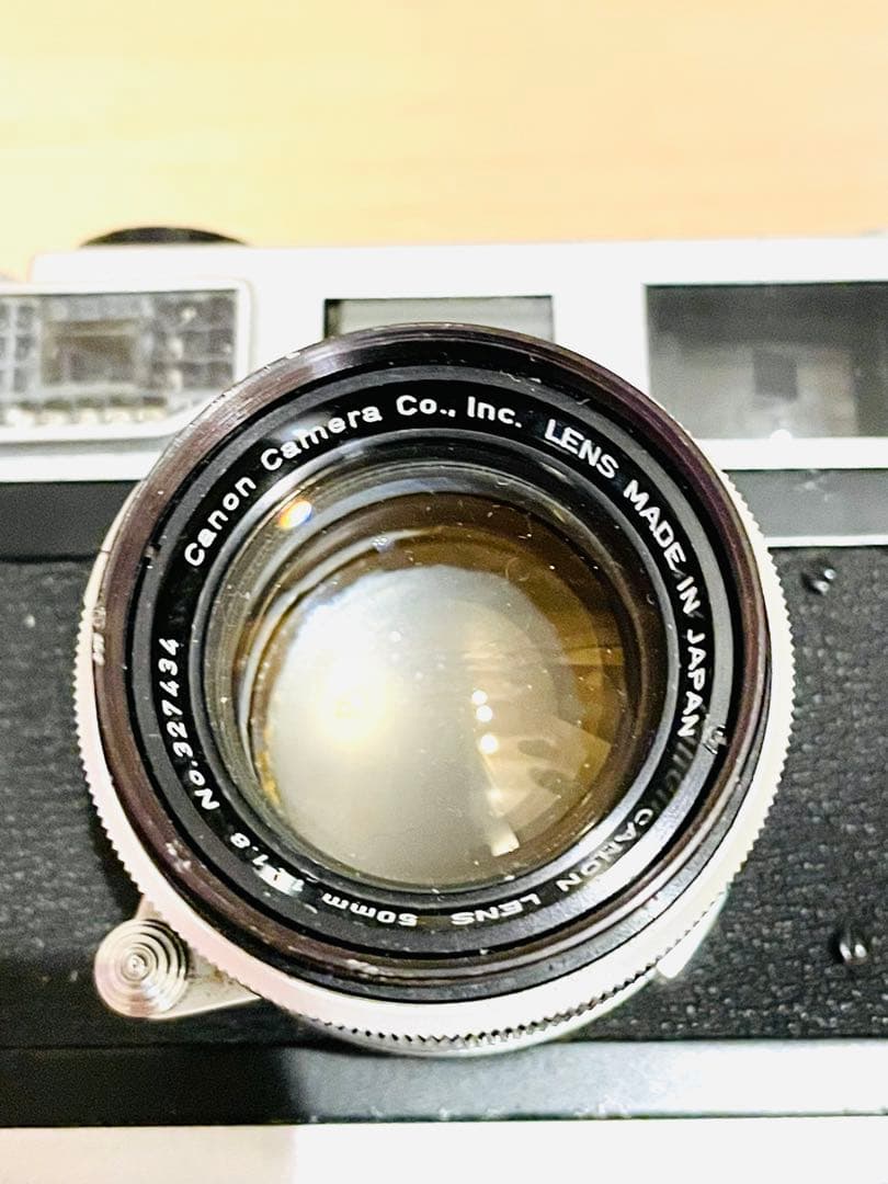 美品✨Canon model 7 レンジファインダーカメラ 50mmレンズ付き
