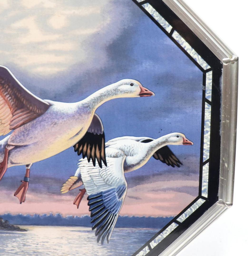 ロン・ロック 大型 ヴィンテージステンドグラス グラスマスターズフェデラルダック