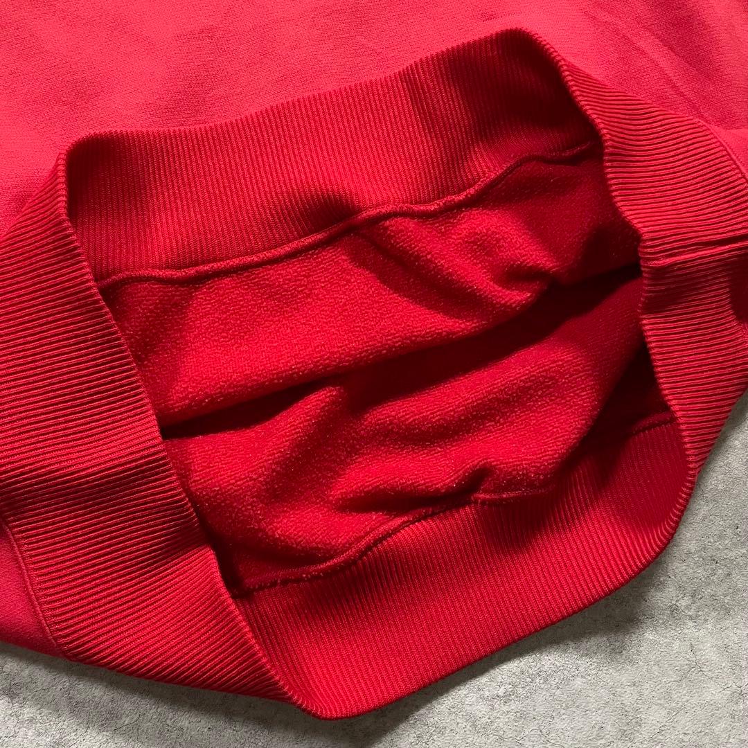 80s adidasデサント製 トレフォイルロゴ スウェット プルオーバー 古着