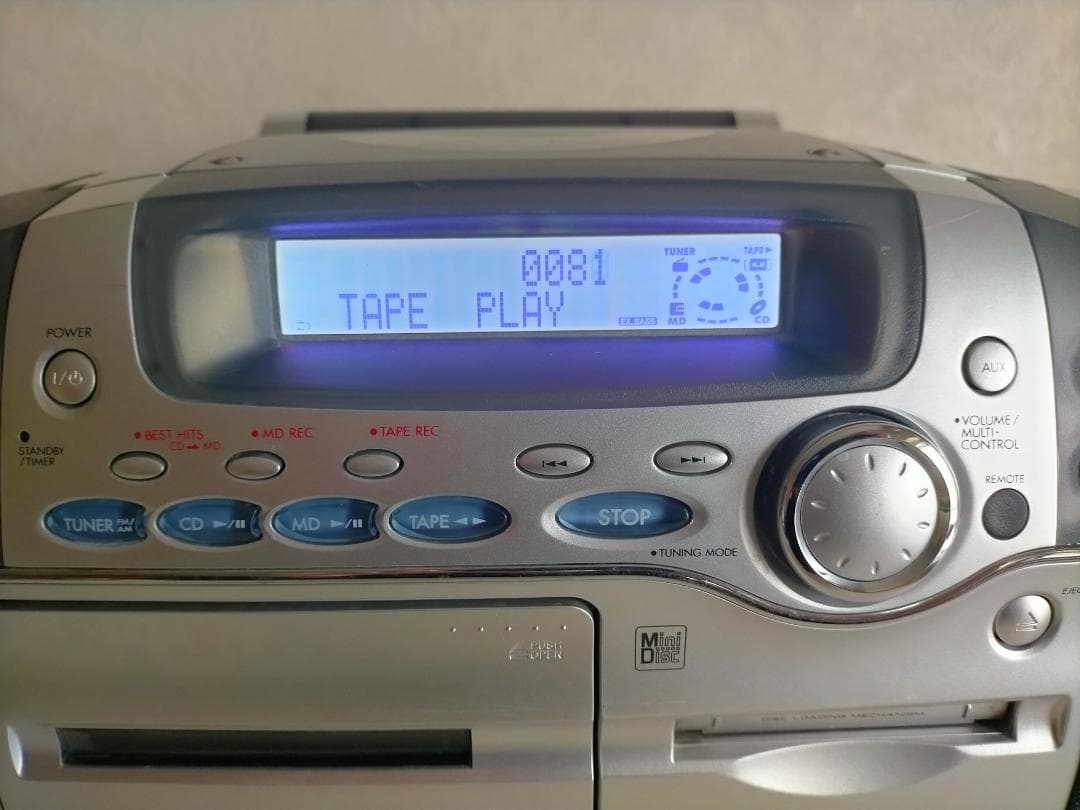 希少 動作品 ケンウッド MDX-F55 MDステレオシステム RAMPAGE