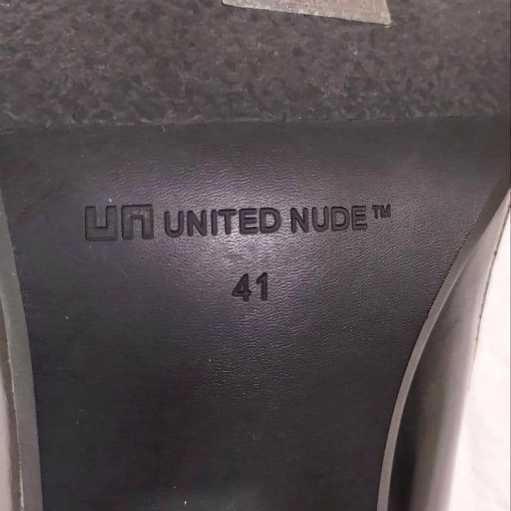 美品 UNITED NUDE ブーツ ダイヤ型ヒール サイズ25.5 完売品