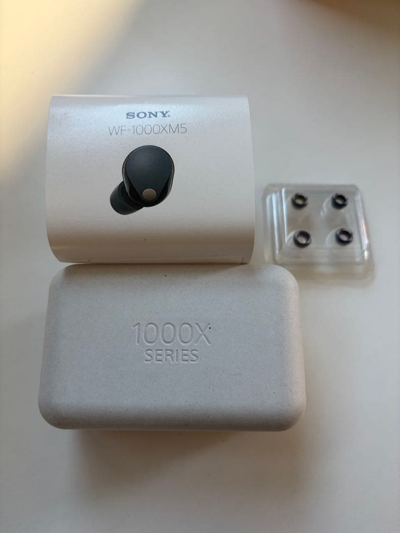 ソニー WF-1000XM5 ブラック 付属品完備 ワイヤレスイヤホン SONY