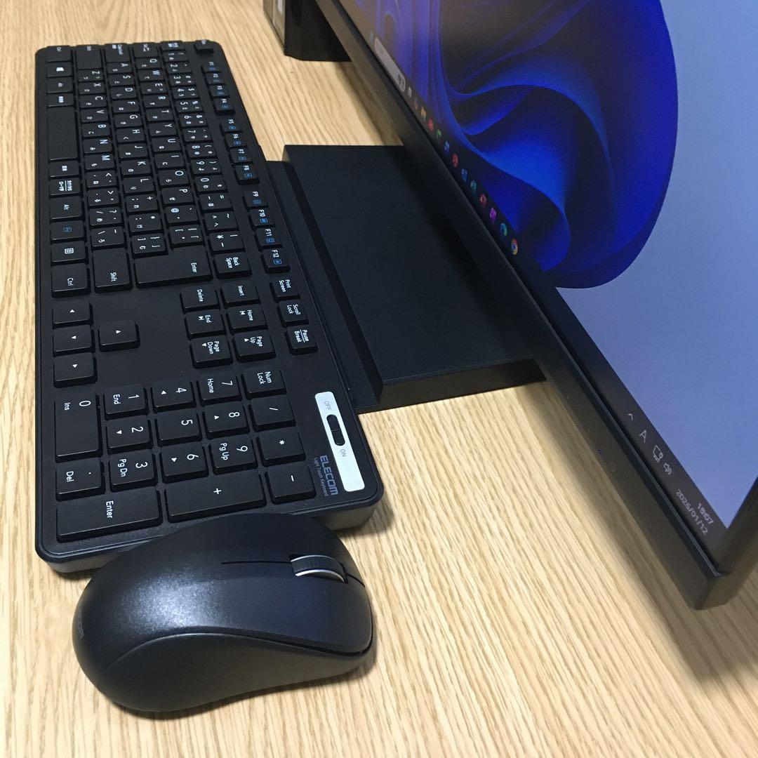 MOUSE Win11 快速i3 8Gメモリ SSD＆HDD 23.8'モニター