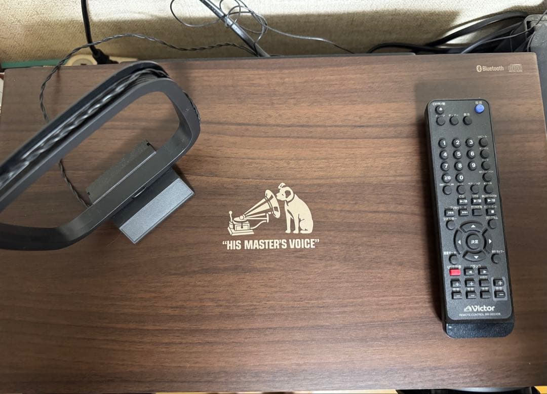 Victor ミニコンポ ウッド調デザイン EX-D6 LK-EX10セット