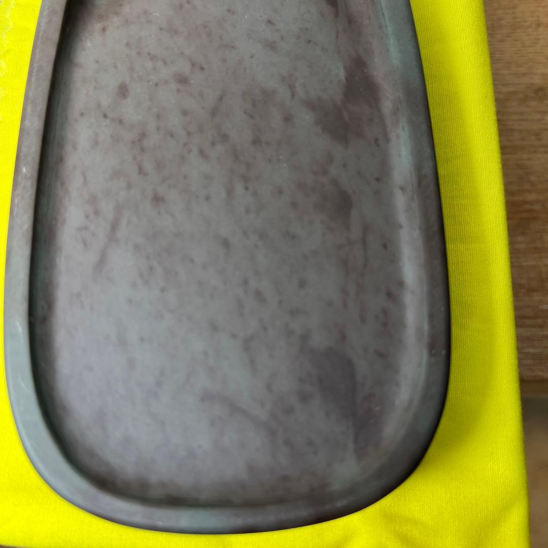 ⭕️赤間紫金石　赤間硯　下井百合昭　昭竜山　新品美品　小判型　手間かかる　女性好み