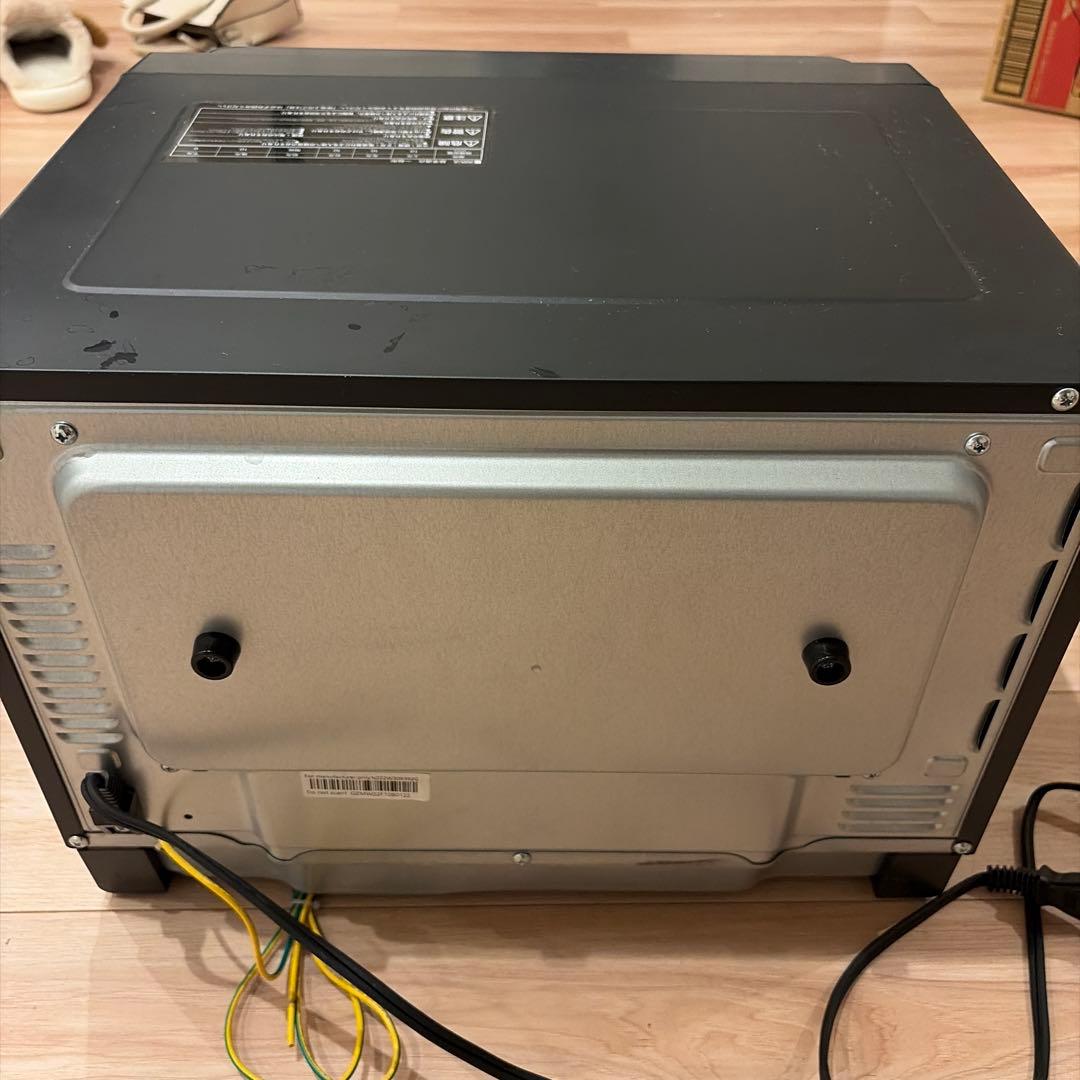 【中古】IRIS OHYAMA 電子レンジ ブラック 2022年製