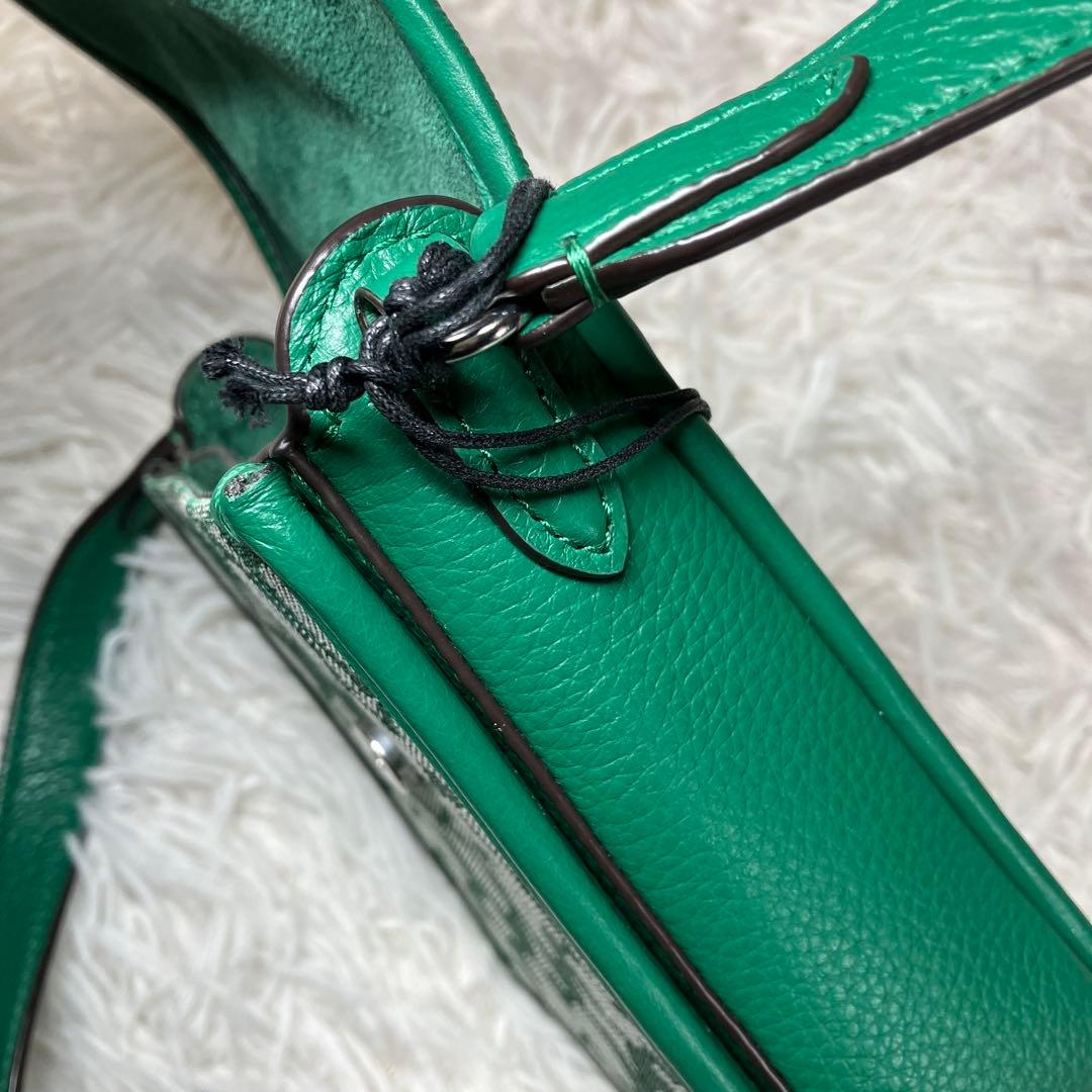 コーチ ショルダーバッグ ポシェット モCOACH c8321 Sグリーン 緑