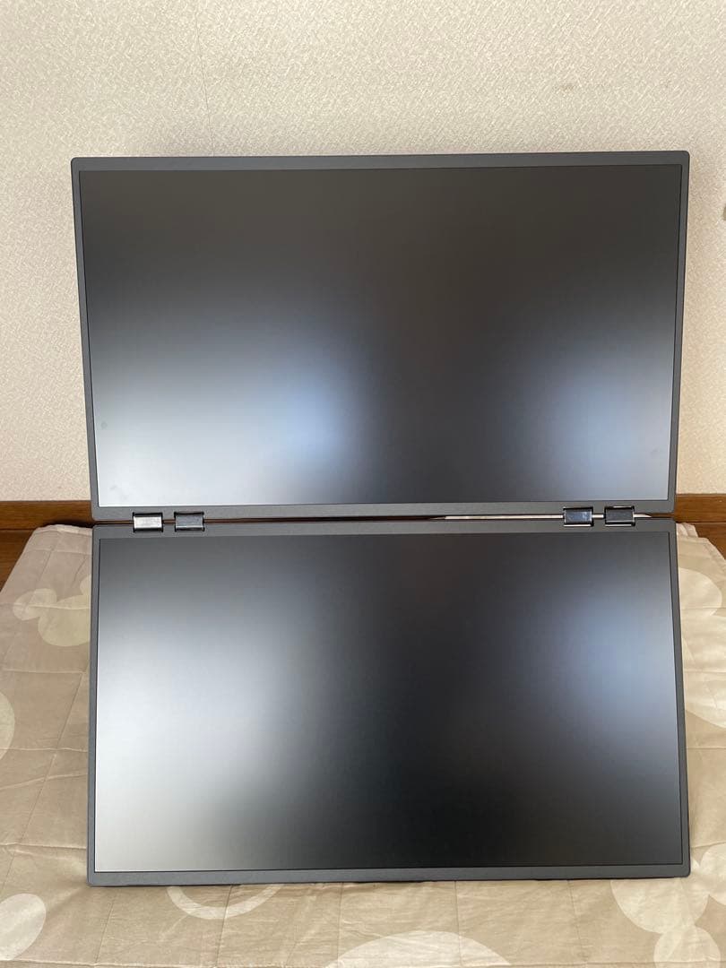 THANKO 23.8インチ上下2画面拡張デュアルモニター DMBG25HBK