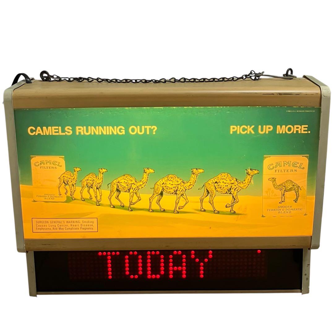 初代ヴィンテージ CAMEL サインライト 電飾看板 非売品 販促什器 備品