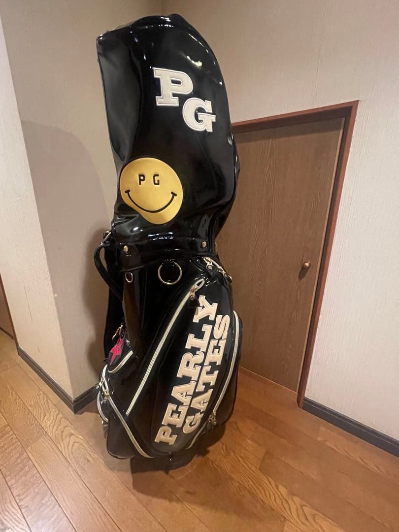 PEARLY GATES 89 ブラックキャディーバック　ヘッドカバー付き