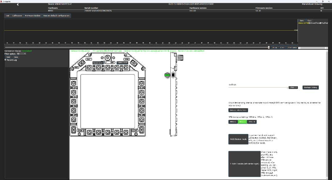 T*i様 WINWING MFD(USB3.0ディスプレイ付き)＋専用マウント