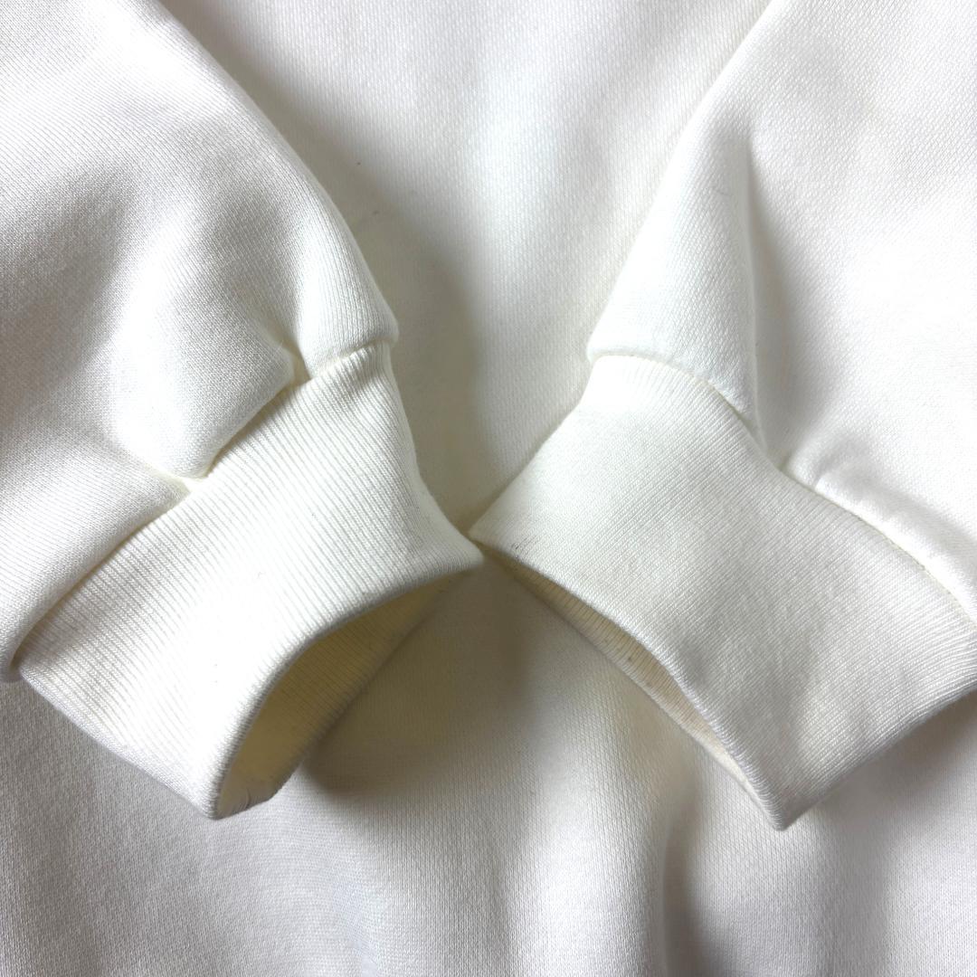 ダブルスタンダードクロージング F Dロゴ裏起毛プルオーバー 白 WEB限定