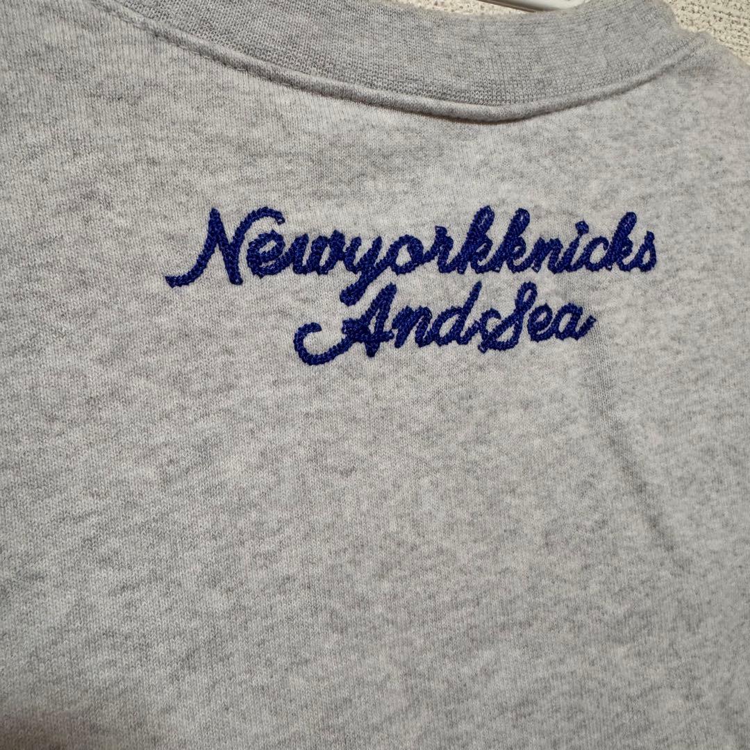 NBA × Wind And Sea ニューヨーク・ニックス スウェットLサイズ