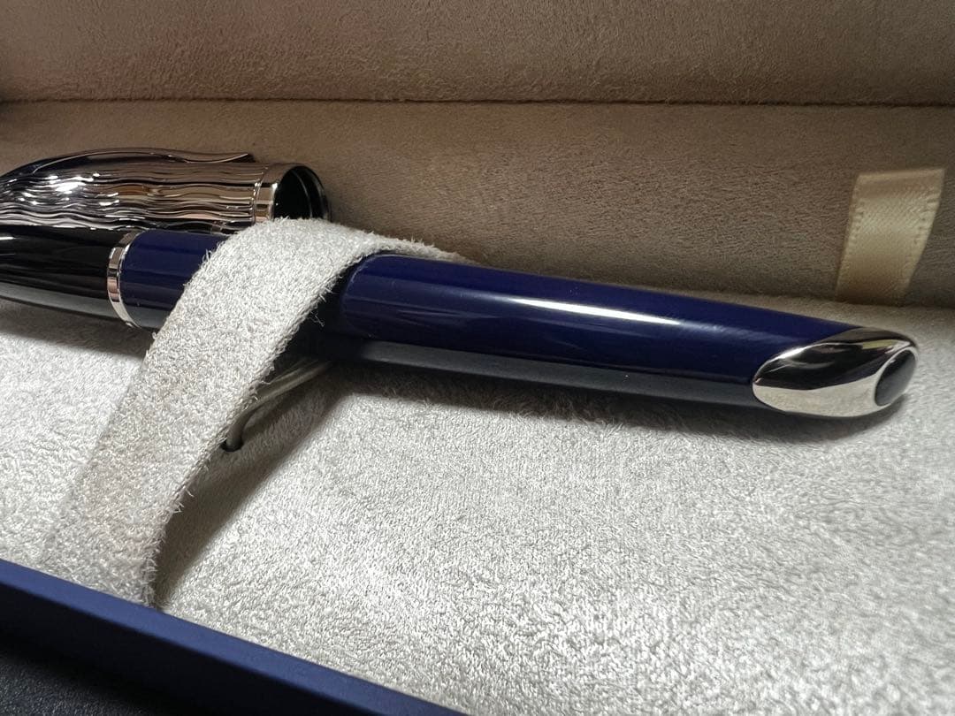 ウォーターマン　カレン・デラックス 万年筆 F 細字　ブルーST 2166343