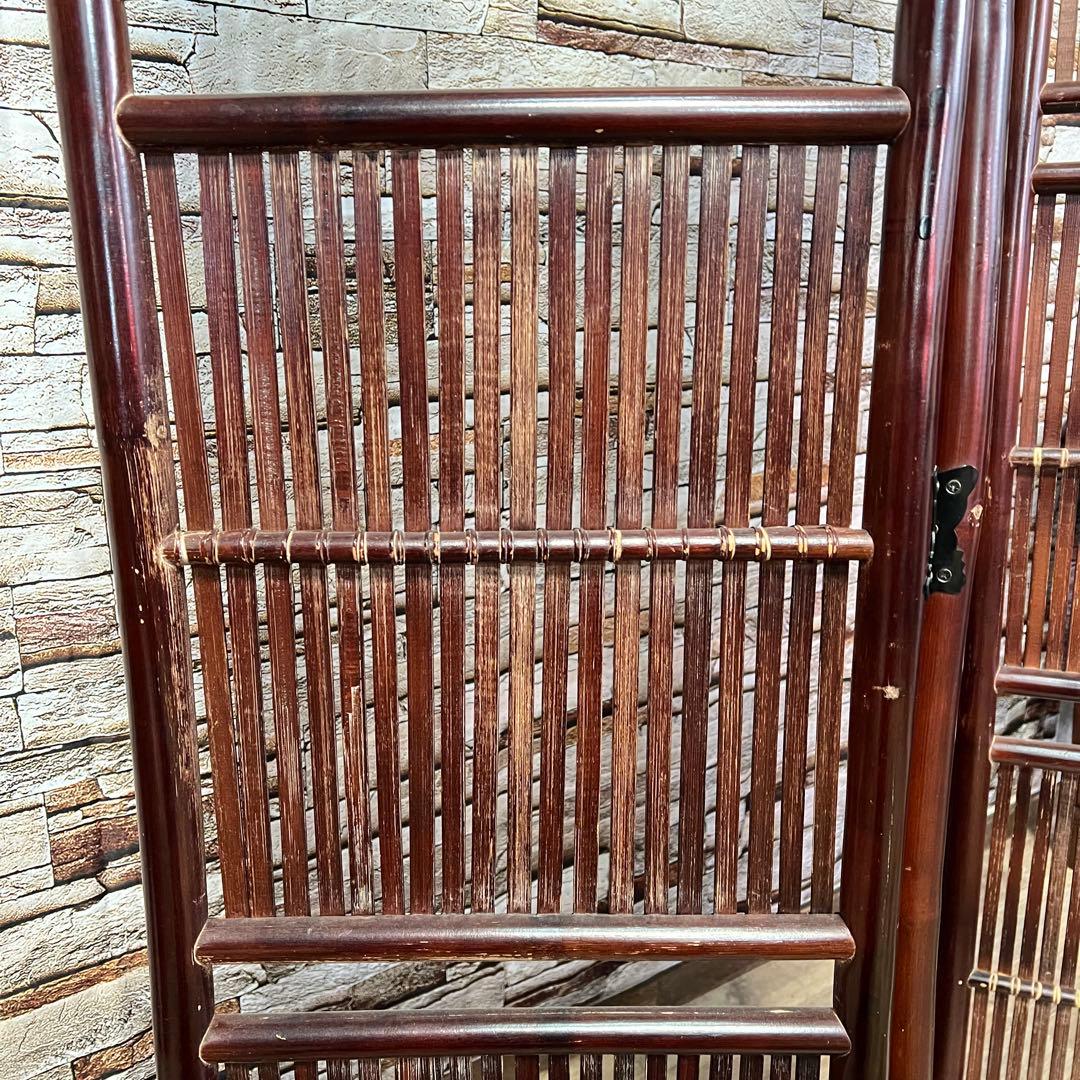 ꧁アジアン家具꧂パーテーション パーティション バンブー 竹 衝立 間仕切り