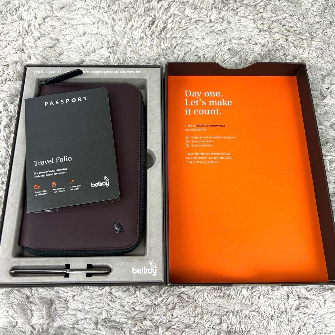 bellroy ベルロイ パスポートケース ブラウン　ファッション小物