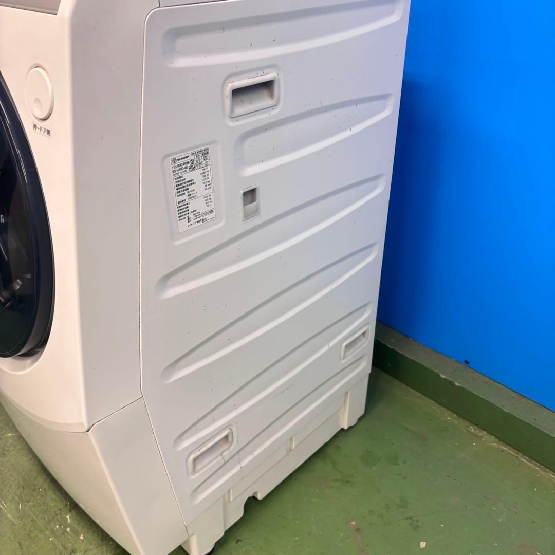 595 ドラム式洗濯機　容量10キロ　乾燥6キロ　美品　徹底清掃済み　左開き
