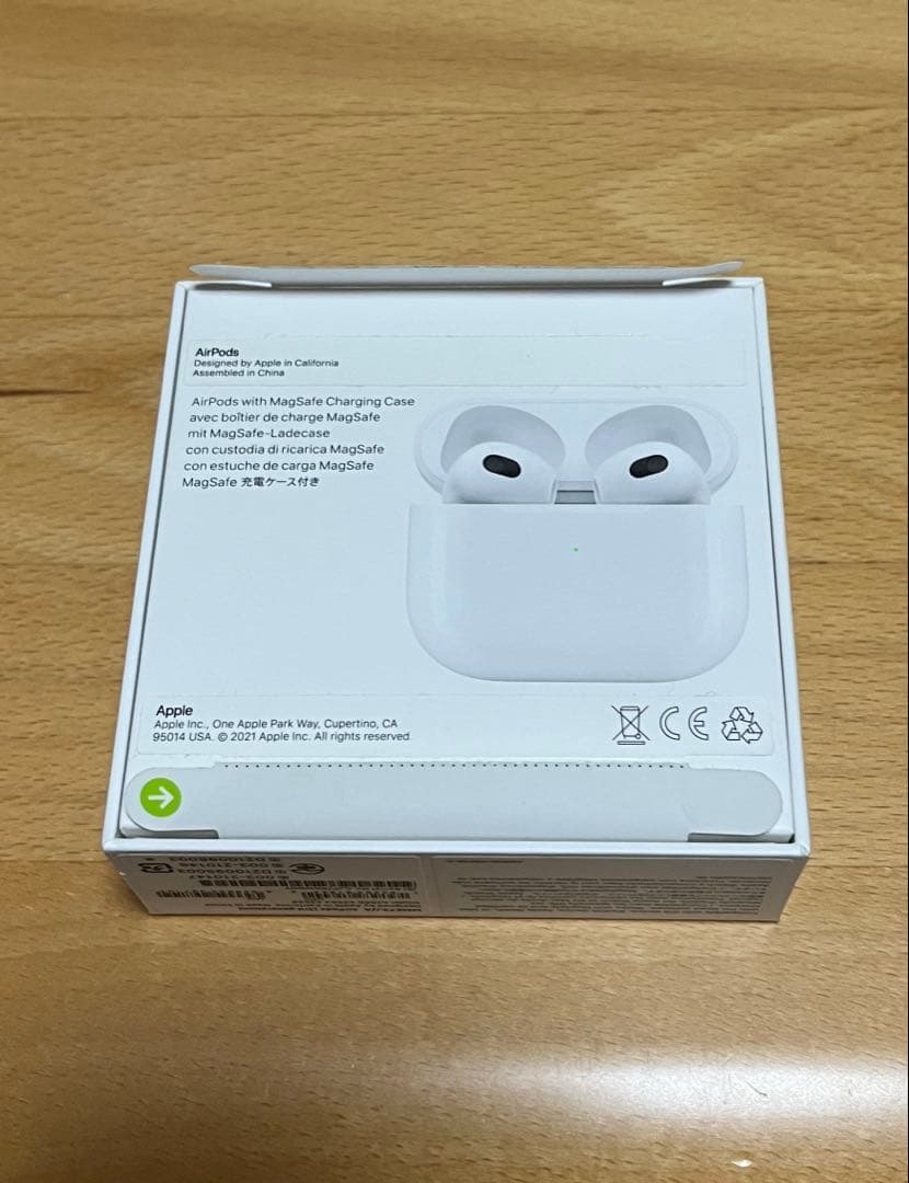 【純正品】Apple AirPods 第3世代/動作確認済み
